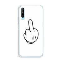 CaseCompany Middle finger white: Huawei P Smart Pro Transparant Hoesje