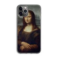 CaseCompany Mona Lisa: iPhone 11 Pro Max Transparant Hoesje