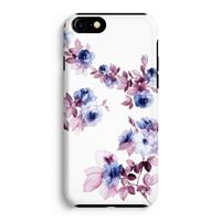 CaseCompany Waterverf bloemen: iPhone 7 Tough Case