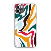 CaseCompany Colored Zebra: iPhone 11 Pro Max Tough Case