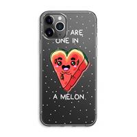 CaseCompany One In A Melon: iPhone 11 Pro Max Transparant Hoesje