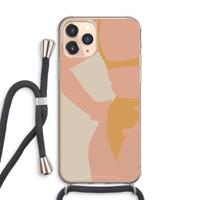 CaseCompany Bikini body: iPhone 11 Pro Max Transparant Hoesje met koord
