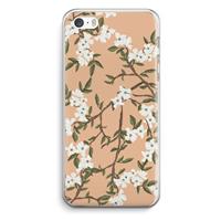 CaseCompany Blossoming spring: iPhone 5 / 5S / SE Transparant Hoesje