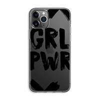 CaseCompany Girl Power #2: iPhone 11 Pro Max Transparant Hoesje