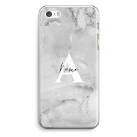 CaseCompany Ivory Marble: iPhone 5 / 5S / SE Transparant Hoesje