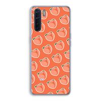 CaseCompany Just peachy: Oppo A91 Transparant Hoesje