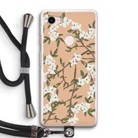 CaseCompany Blossoming spring: Pixel 3 Transparant Hoesje met koord
