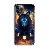 CaseCompany Wolf Dreamcatcher: iPhone 11 Pro Max Transparant Hoesje