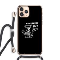 CaseCompany Floppyhead: iPhone 11 Pro Max Transparant Hoesje met koord