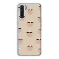 CaseCompany Morning coffee: Oppo A91 Transparant Hoesje