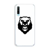 CaseCompany Angry Bear (white): Huawei P Smart Pro Transparant Hoesje