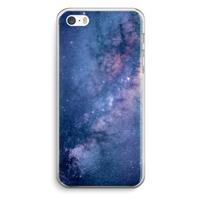 CaseCompany Nebula: iPhone 5 / 5S / SE Transparant Hoesje