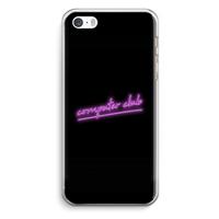 CaseCompany Vice Black: iPhone 5 / 5S / SE Transparant Hoesje