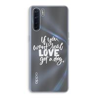 CaseCompany Partner in crime: Oppo A91 Transparant Hoesje