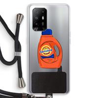 CaseCompany Ultra Sensitive: Oppo A94 5G Transparant Hoesje met koord