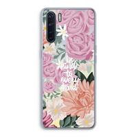 CaseCompany Kindness matters: Oppo A91 Transparant Hoesje