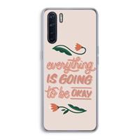 CaseCompany Optimistic flower girl: Oppo A91 Transparant Hoesje