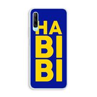 CaseCompany Habibi Blue: Huawei P Smart Pro Transparant Hoesje