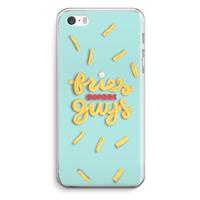 CaseCompany Always fries: iPhone 5 / 5S / SE Transparant Hoesje