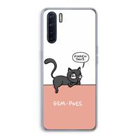 CaseCompany GSM poes: Oppo A91 Transparant Hoesje