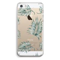 CaseCompany Simple leaves: iPhone 5 / 5S / SE Transparant Hoesje