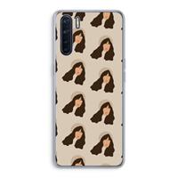 CaseCompany Bonjour mon amour: Oppo A91 Transparant Hoesje