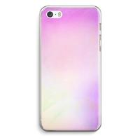 CaseCompany Flow mist pastel: iPhone 5 / 5S / SE Transparant Hoesje