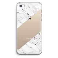 CaseCompany Biggest stripe: iPhone 5 / 5S / SE Transparant Hoesje