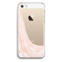 CaseCompany Peach bath: iPhone 5 / 5S / SE Transparant Hoesje