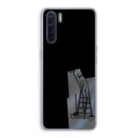 CaseCompany Musketon Painter: Oppo A91 Transparant Hoesje