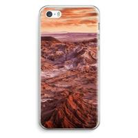 CaseCompany Mars: iPhone 5 / 5S / SE Transparant Hoesje