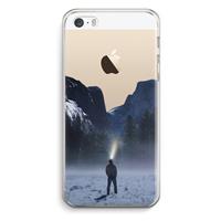 CaseCompany Wanderlust: iPhone 5 / 5S / SE Transparant Hoesje