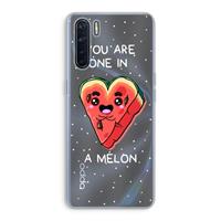 CaseCompany One In A Melon: Oppo A91 Transparant Hoesje