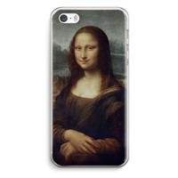 CaseCompany Mona Lisa: iPhone 5 / 5S / SE Transparant Hoesje