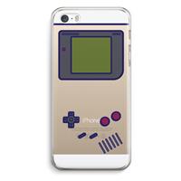 CaseCompany Game On: iPhone 5 / 5S / SE Transparant Hoesje