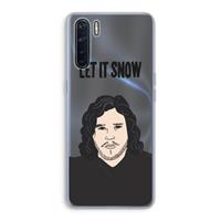 CaseCompany Let It Snow: Oppo A91 Transparant Hoesje