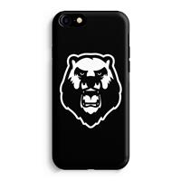 CaseCompany Angry Bear (black): iPhone 7 Tough Case