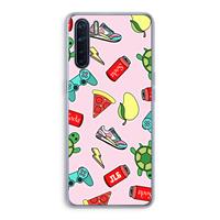 CaseCompany Things Jamie Loves: Oppo A91 Transparant Hoesje