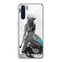 CaseCompany I will not feel a thing: Oppo A91 Transparant Hoesje