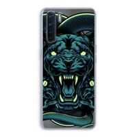 CaseCompany Cougar and Vipers: Oppo A91 Transparant Hoesje