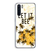 CaseCompany Let it bee: Oppo A91 Transparant Hoesje
