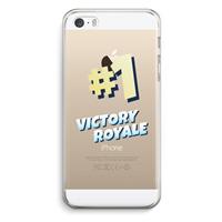 CaseCompany Victory Royale: iPhone 5 / 5S / SE Transparant Hoesje