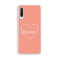 CaseCompany Forever heart: Huawei P Smart Pro Transparant Hoesje