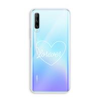 CaseCompany Forever heart pastel: Huawei P Smart Pro Transparant Hoesje