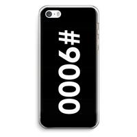 CaseCompany 9000: iPhone 5 / 5S / SE Transparant Hoesje