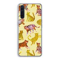 CaseCompany Cute Tigers and Leopards: Oppo A91 Transparant Hoesje