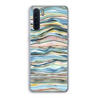 CaseCompany Watercolor Agate: Oppo A91 Transparant Hoesje