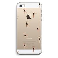 CaseCompany Dancing #1: iPhone 5 / 5S / SE Transparant Hoesje
