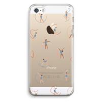 CaseCompany Dancing #3: iPhone 5 / 5S / SE Transparant Hoesje