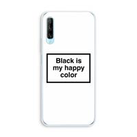 CaseCompany Black is my happy color: Huawei P Smart Pro Transparant Hoesje
